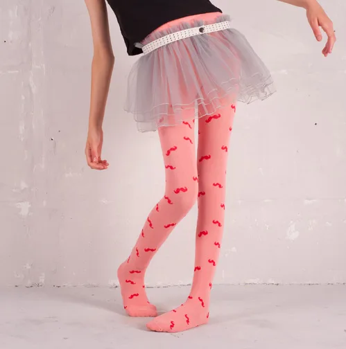 Mustache Tights for Girls from Funky Legs | Cool Mom Picks