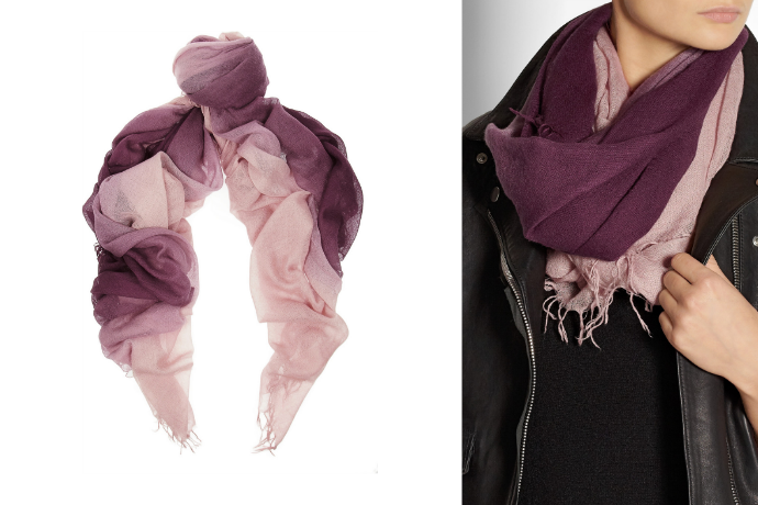 Splurge or steal: Cool ombre scarves for spring and how to wear them