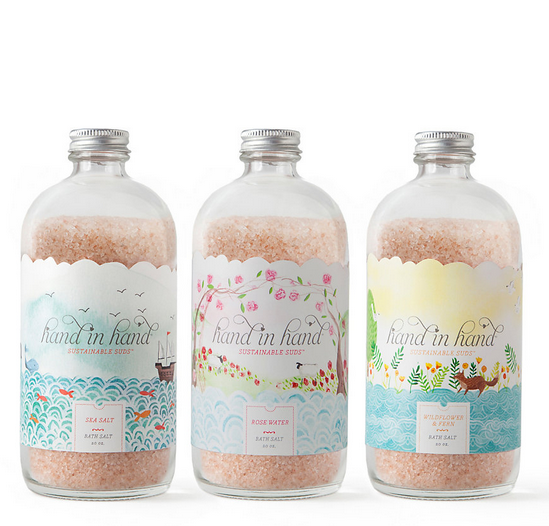 Gifts that give back: hand-in-hand bath salts at given goods co