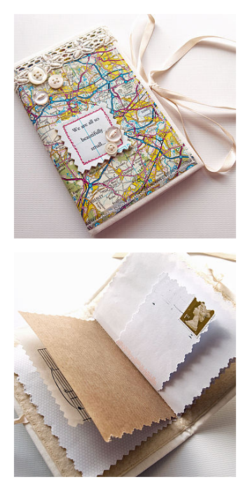 Travel journals for kids: Personalized map journal by Nellie Elsie