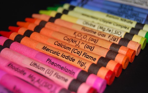 Chemistry Crayon Labels from Que Interesante | Cool Mom Picks