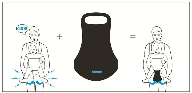 Kiccup: Protection for Baby-Wearing Dads| Cool Mom Picks