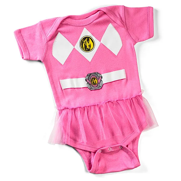 Pink Power Ranger onesie with tutu - ThinkGeek | Cool Mom Picks