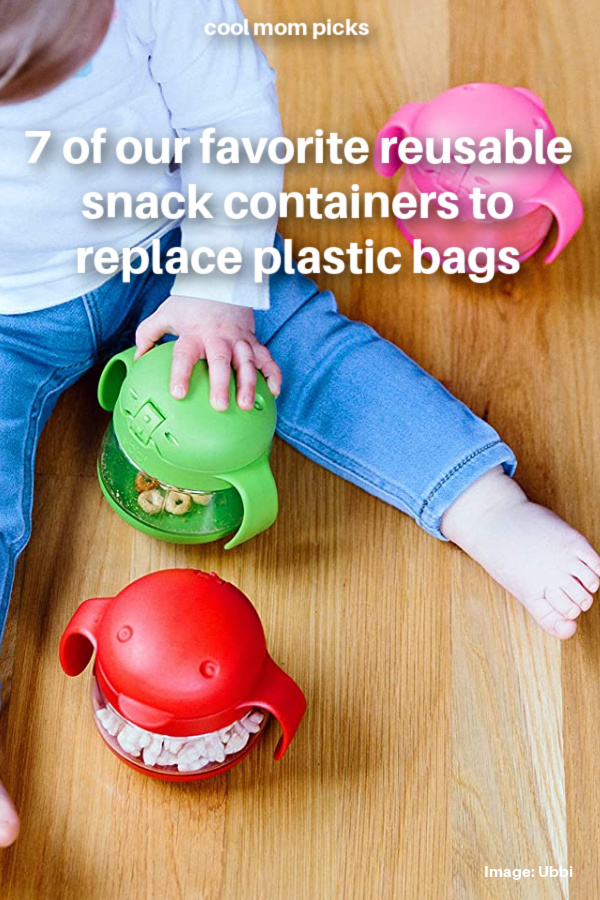 7 favorite reusable snack containers to replace plastic bags | cool mom picks