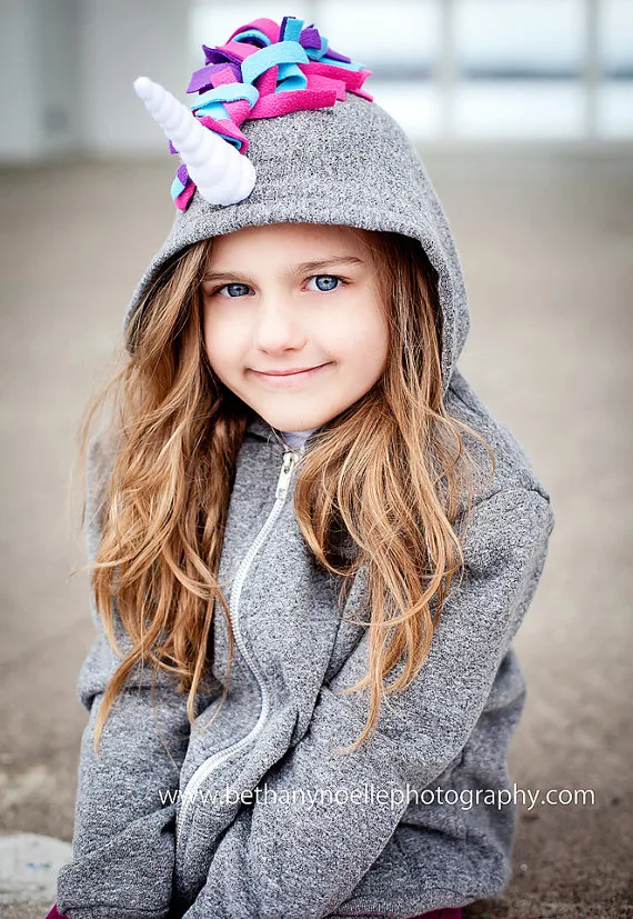 Unicorn clothes for girls: hoodie Pip and Squeak Boutique | Cool Mom Picks