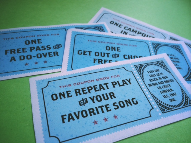 Free printable coupons for little family surprises that bring big smiles.