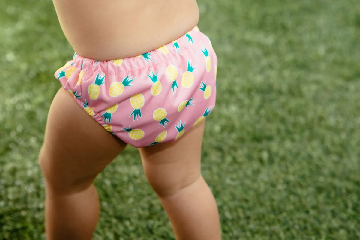 Honest Co Reusable Swim Diapers - pineapple design
