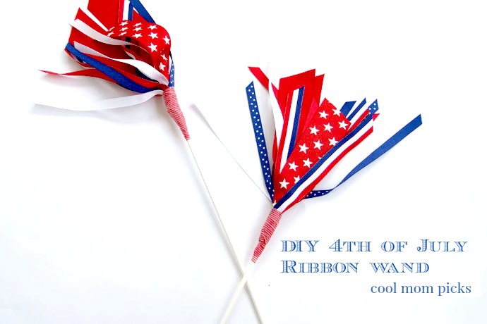 4th of July Curling RIbbon Firework Crafts