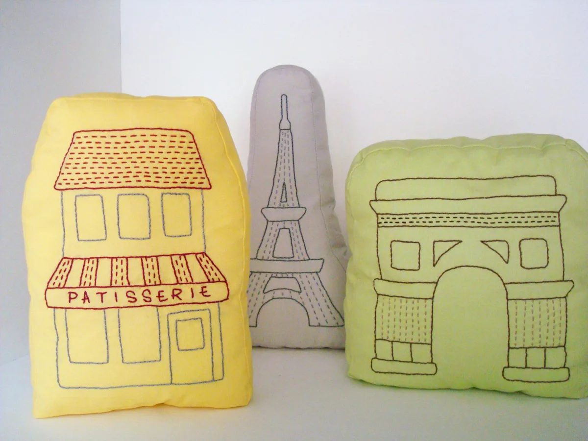A Little World Paris pillows | Cool Mom Picks