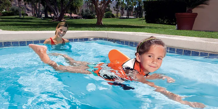 Sea Squirts shark fin vests for kids