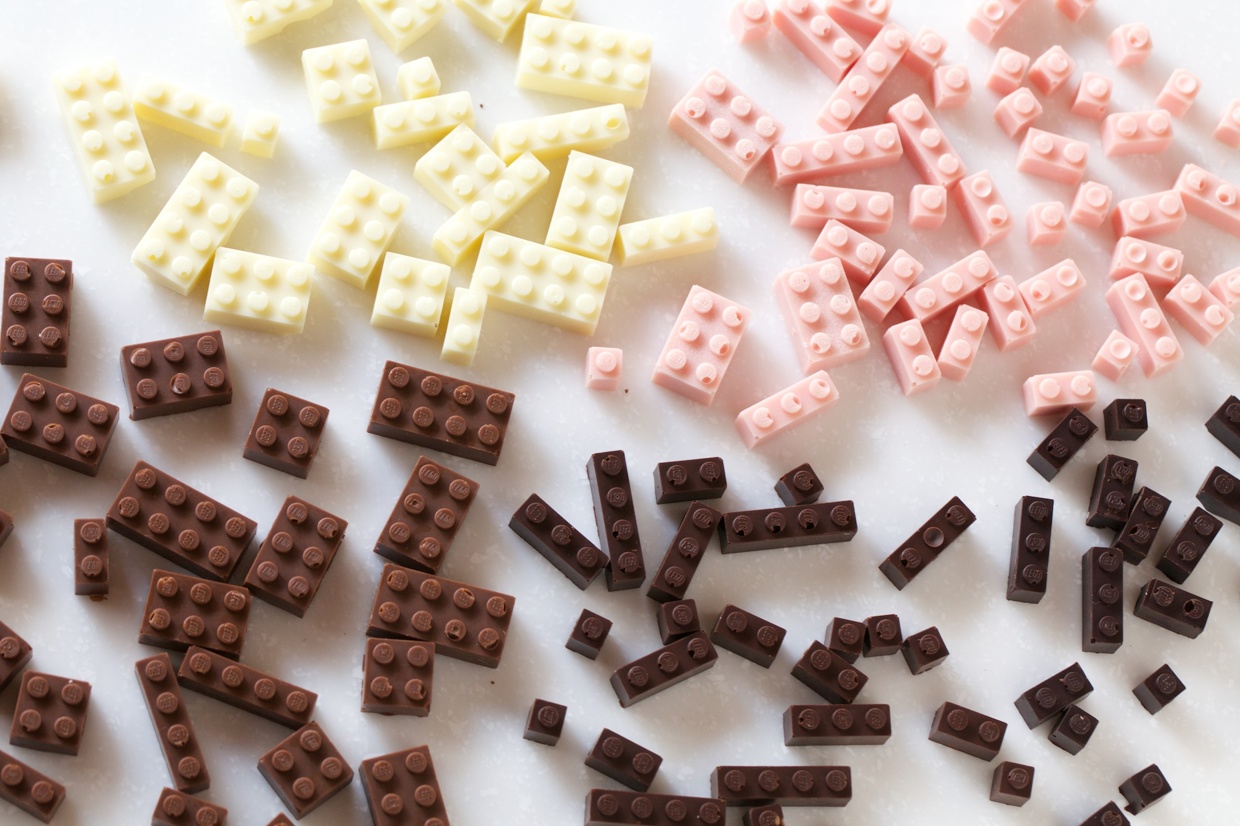 Chocolate LEGOs! Suddenly everything is awesome, after all.
