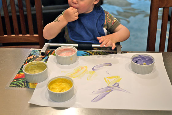 5 edible finger paint recipes for artists who find their work delicious