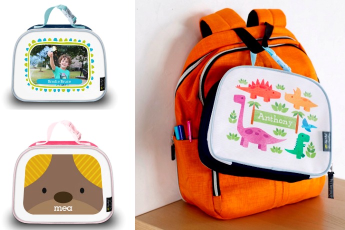 These cute personalized lunch boxes that go beyond monograms and first names