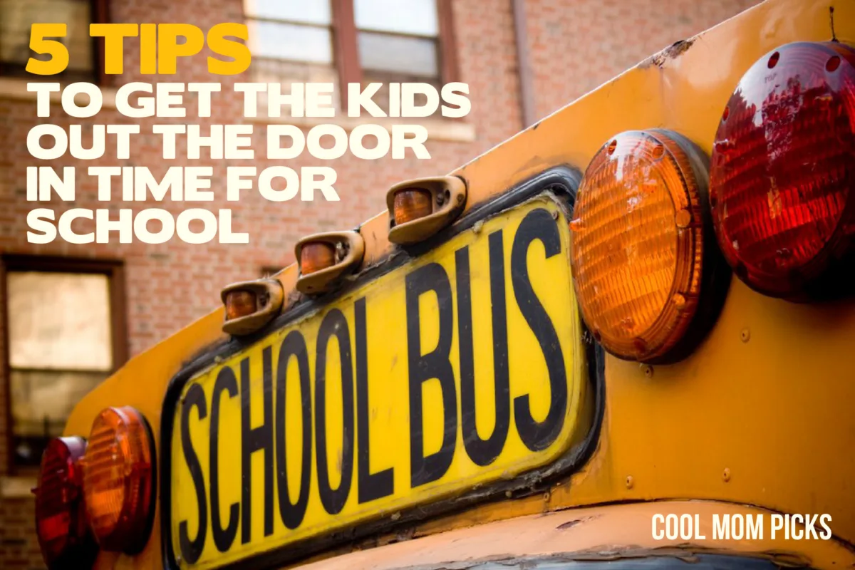 Back to school stress-buster: 5 tips to get kids out the door in time for school