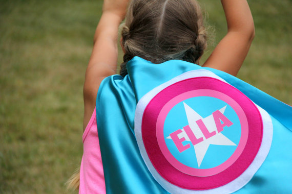 Bam! Pow! These handmade, custom superhero capes for kids are insanely gorgeous