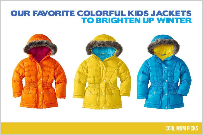 Brighten up your winter with cool, colorful jackets for kids