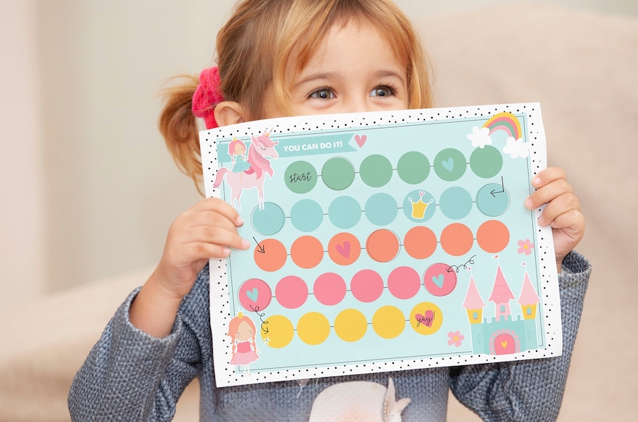 A printable rewards chart to get kids to do anything. Almost.