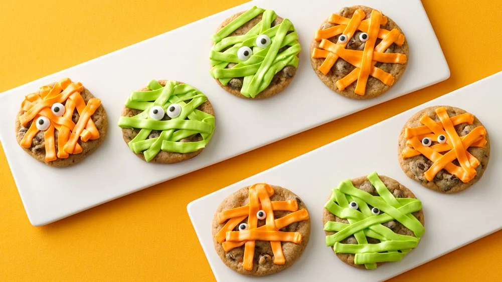 Cool Mom Picks best semi-homemade Halloween snacks | Halloween Mummy Cookies at Pillsbury