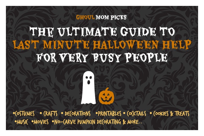 The ultimate last-minute Halloween idea guide: Costumes, treats, recipes, printables, crafts, decor, pumpkins and more.