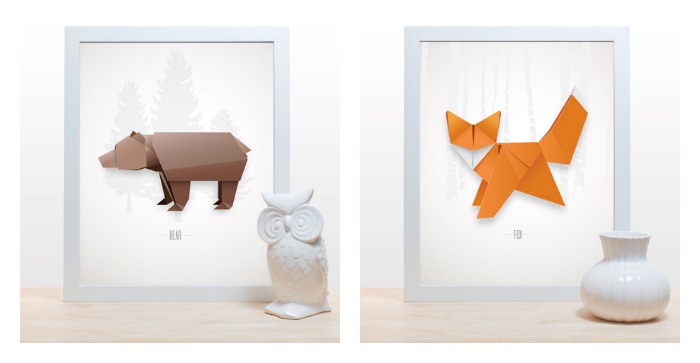 You’ve got to know when to fold ’em. And by that, we mean awesome origami art prints.