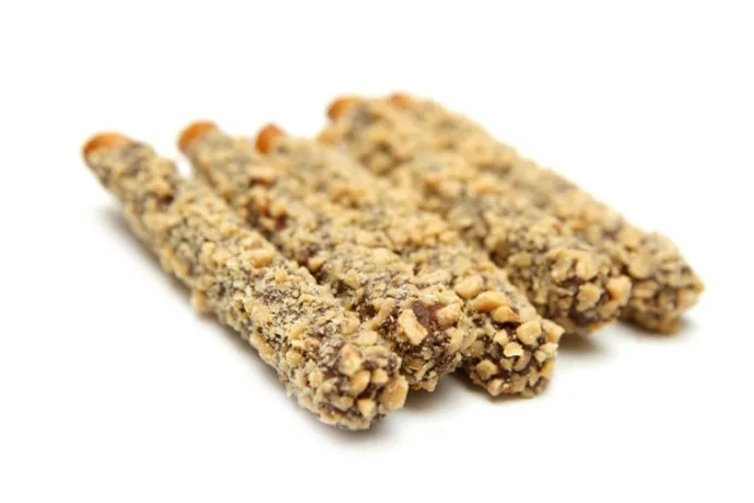 Great hostess gift! Gourmet chocolate pretzel rods from Fatty Sunday in Brooklyn