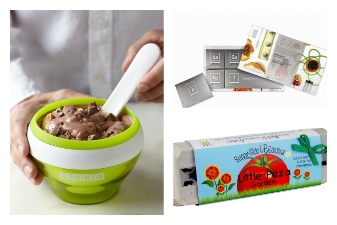 Holiday food gifts for future chefs—or any kid who likes ice cream and chocolate.