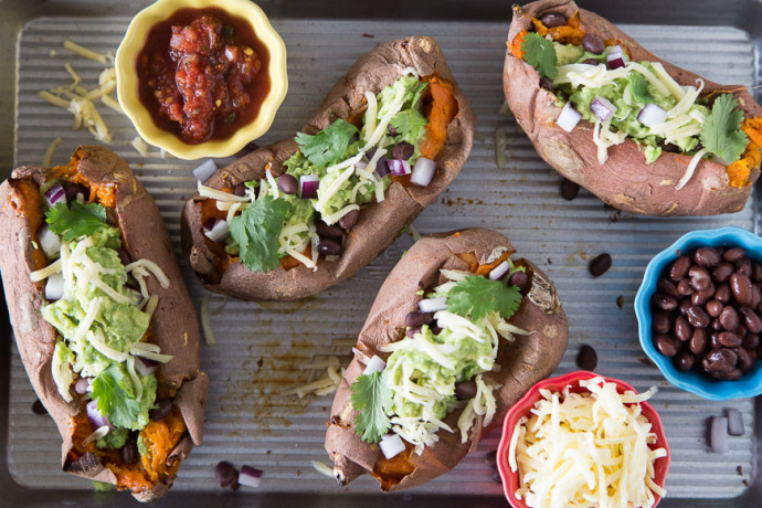 Southwestern Stuffed Sweet Potatoes | What's Gaby Cooking