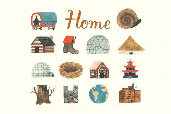 Home by Carson Ellis beautifully celebrates the way we all live