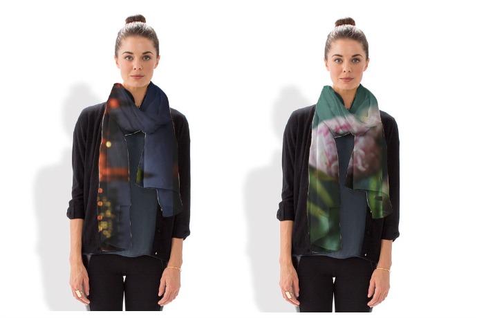 VIDA scarves by Karen Walrond: Gorgeous photos brought to life around your neck