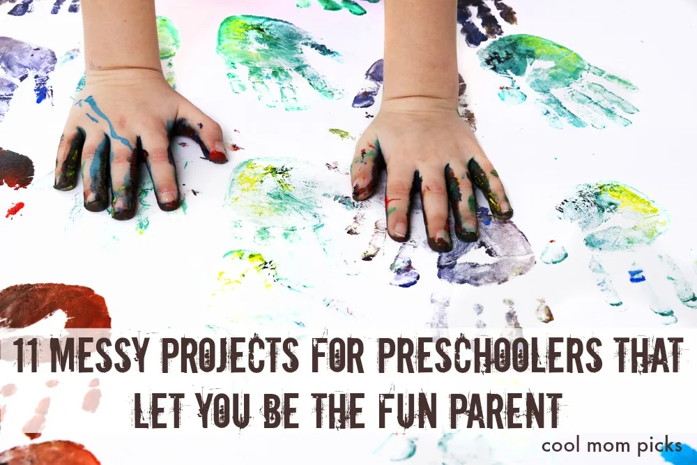 11 very fun, very messy projects and crafts for preschoolers