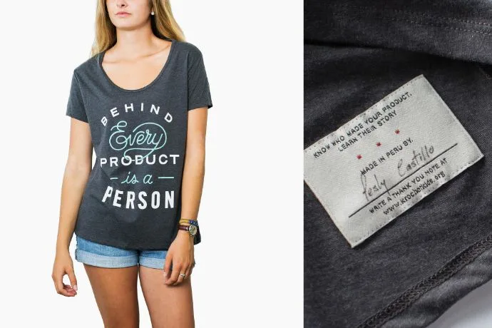 Behind every product is a person: Excellent reminder from Krochet Kids.