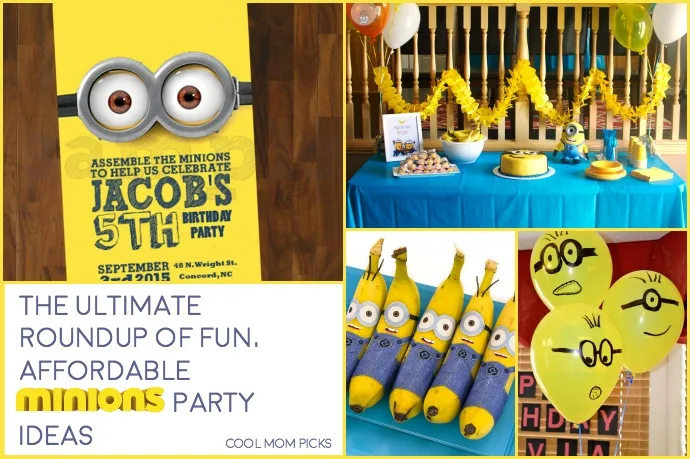 The ultimate roundup of fun, affordable Minions birthday party ideas | CoolMomPicks.com