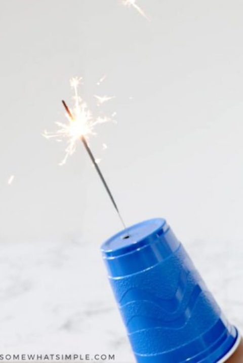 diy fourth of july sparklers