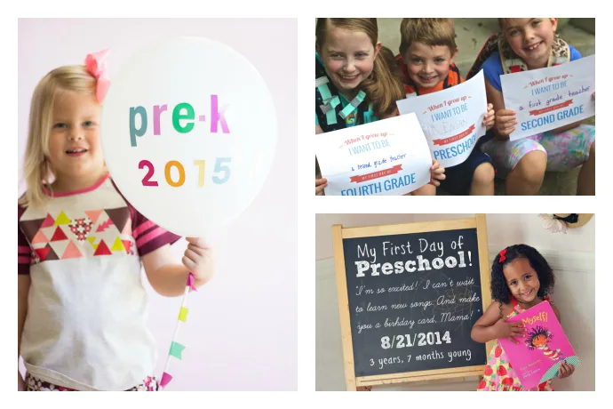 9 fun, easy first day of school photo props and printables to help you get that photo before the bus arrives | Cool Mom Picks