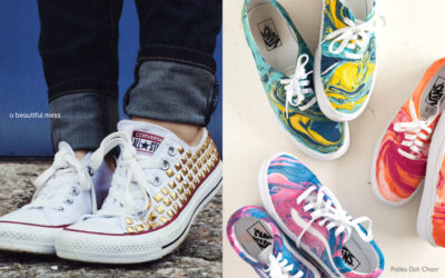 9 cool ways to transform your plain white sneakers after summer