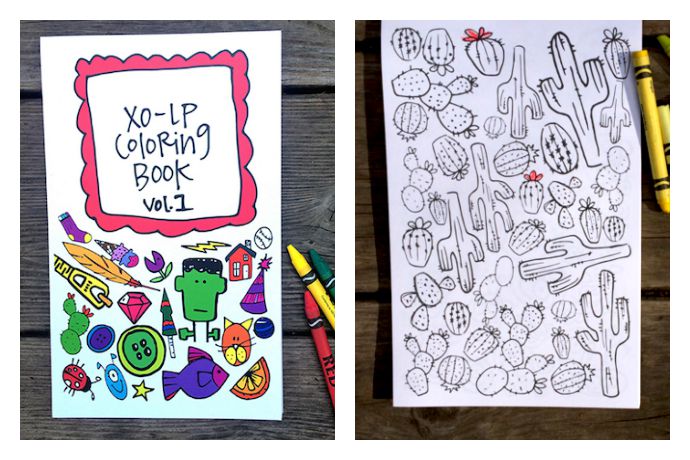 Break out the new crayons for this awesome coloring book from indie illustrator Laura Palmer