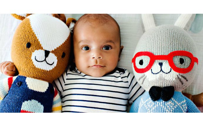 cuddle + kind: The new handknit dolls good at snuggling, playing, and feeding kids in need