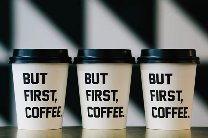 Disposable coffee cups as art form | Great article on Eater