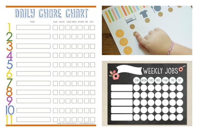 Free Printable Multiple Child Chore Chart