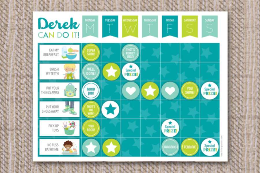 Cool printable chore charts to motivate kids of all ages to clean up. Even your toddlers.