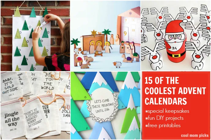 15 cool advent calendars from special keepsakes to free, fun, DIYs | Cool Mom Picks