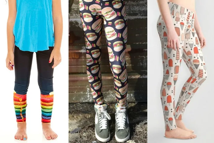 Food leggings for girls: Cute options from pancakes to donuts to...kale