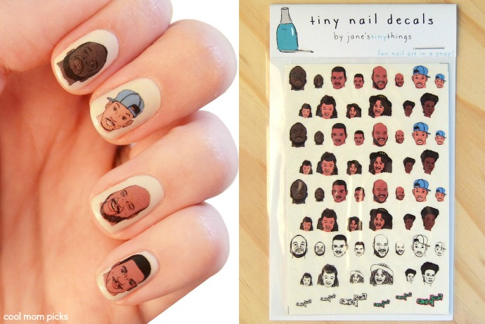 Fresh Prince nail decals? Parents just don’t understand.