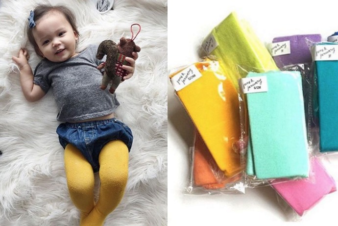 Baby tights to protect those adorable legs this winter