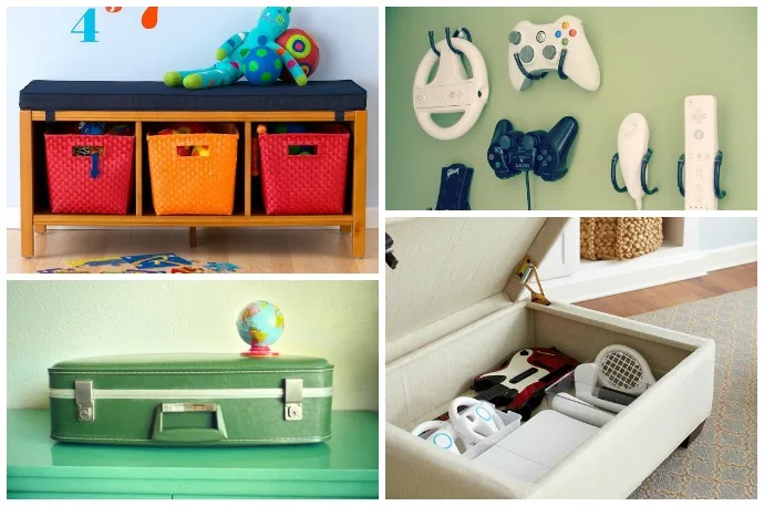 9 smart ways to organize video game controllers, one of our biggest organizational challenges! | Cool Mom Picks