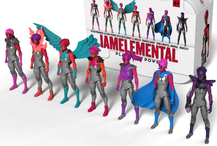 I Am Elemental: Cool action figures for girls with messages about courage, honesty and bravery