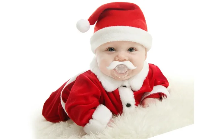 Turn your baby into Santa Baby with the Santafier baby pacifier
