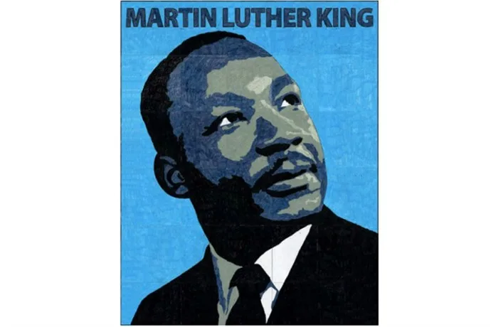Great family craft project for MLK Day: Come together to create this Martin Luther King Jr. mural