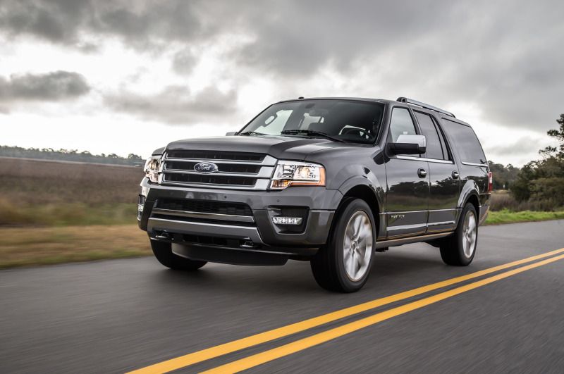 Cars for big families that accommodate 3 car seats in back: The Ford Expedition