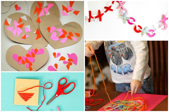 11 easy Valentine’s Day crafts for preschoolers and younger kids, most with supplies you already have at home.